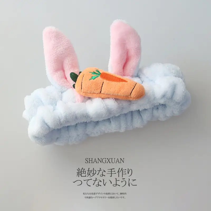 Japanese Style Soft Rabbit Ear Hair Band for Women