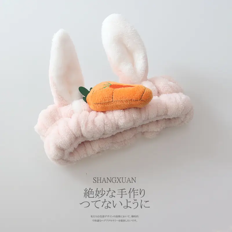 Japanese Style Soft Rabbit Ear Hair Band for Women