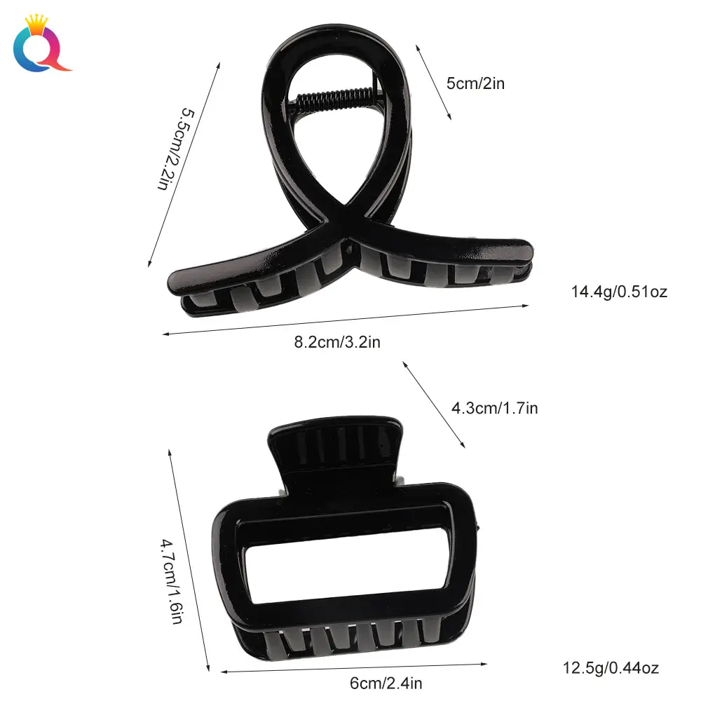 Black Princess Hair Clip for Women