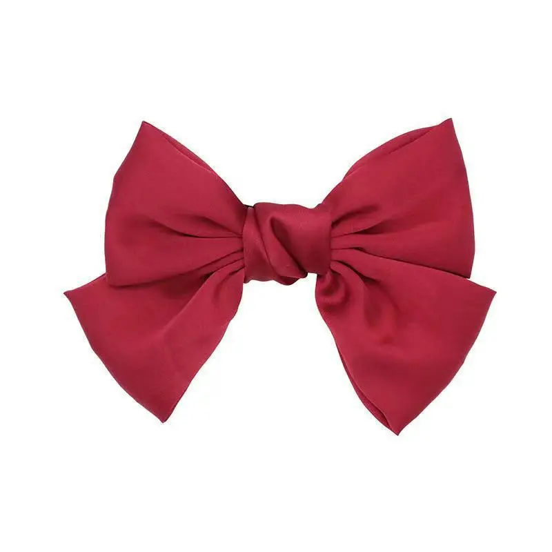 Big Bow Hairpin for Women Navy Color