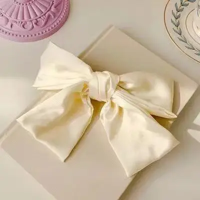 Big Bow Hairpin for Women Navy Color