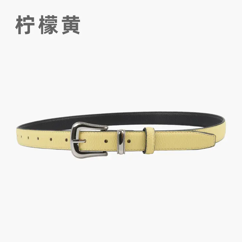 Women's Genuine Leather Belt with Pin Buckle - Image 13