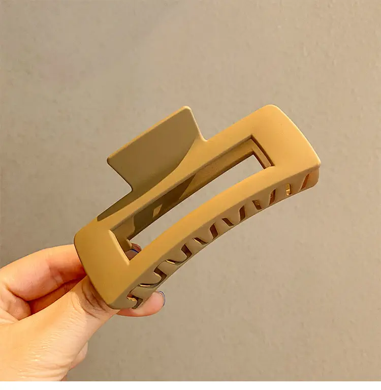 Oversized Square Hair Clip for Women Back Head Hairpin — feature 26