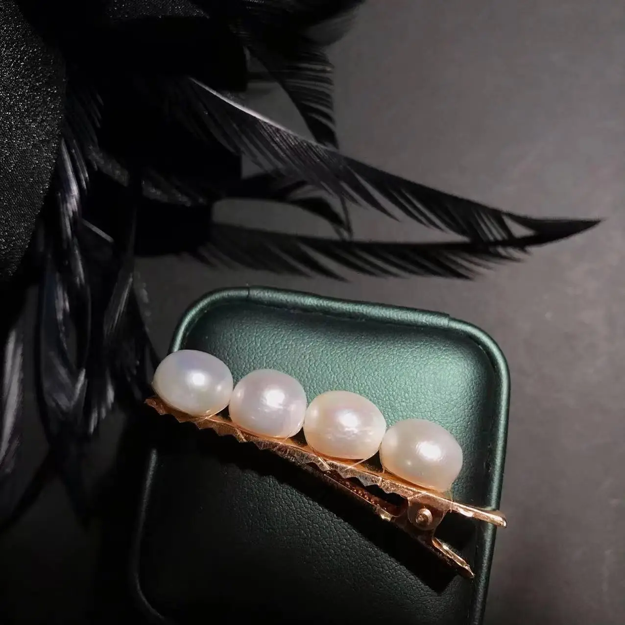 Natural Freshwater Pearl Hairpin Clip for Women - Image 4