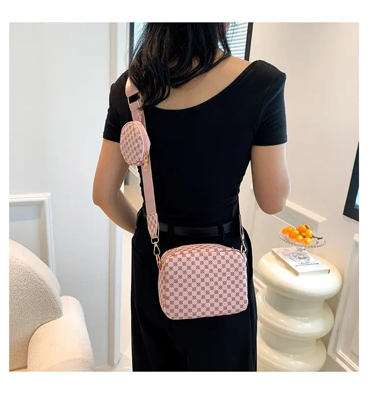 Women Printed Casual Shoulder Bag Brown Patterned 2023 — feature 13