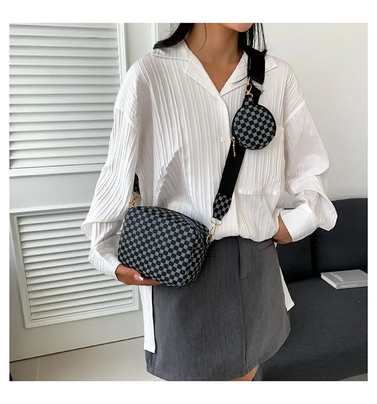 Women Printed Casual Shoulder Bag Brown Patterned 2023 — feature 16