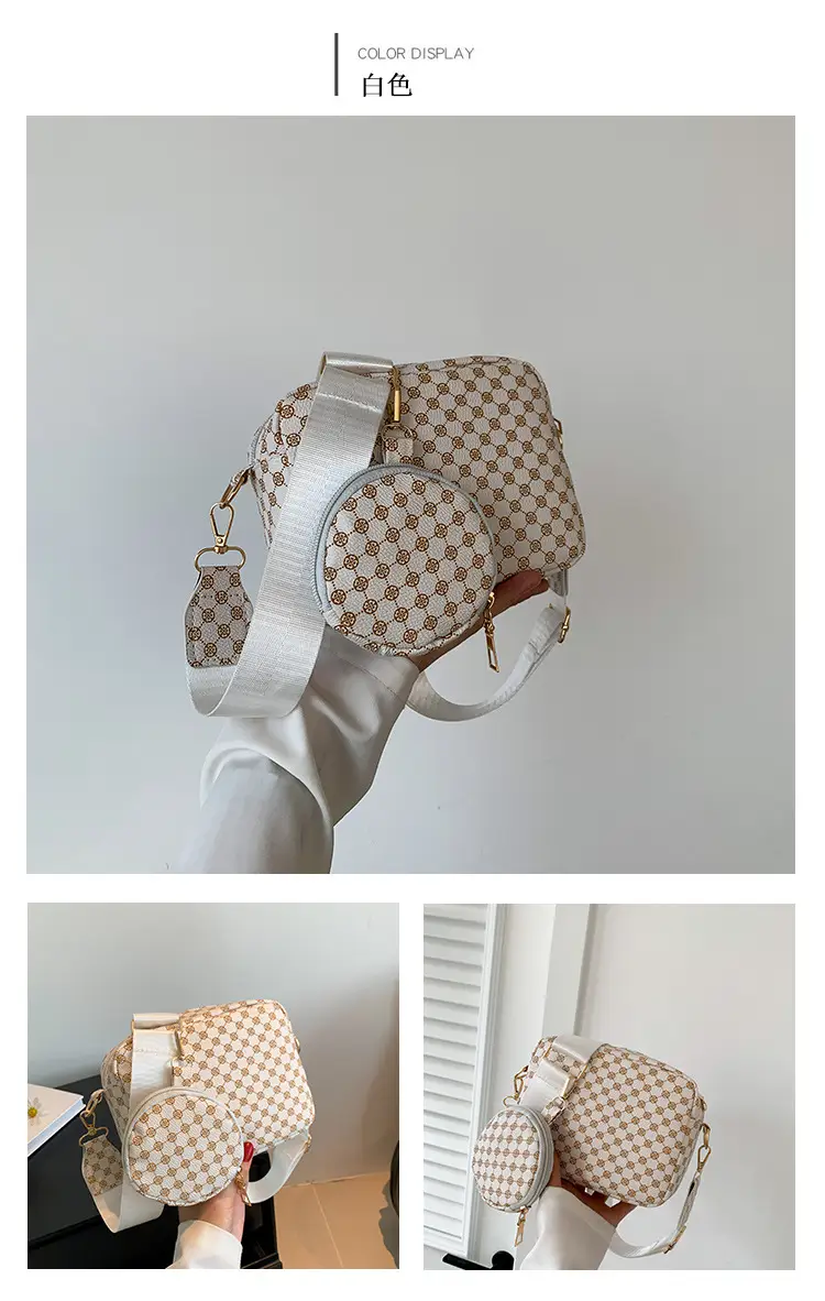 Women Printed Casual Shoulder Bag Brown Patterned 2023 — feature 22