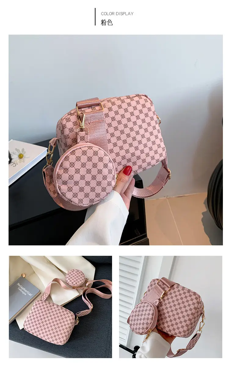 Women Printed Casual Shoulder Bag Brown Patterned 2023 — feature 23