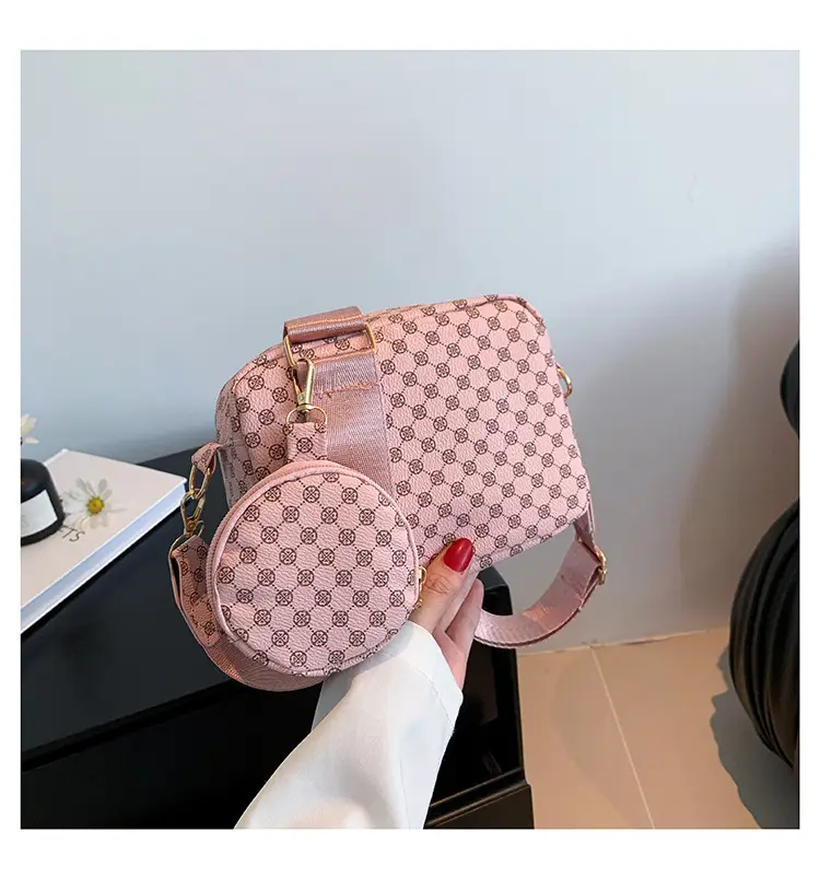 Women Printed Casual Shoulder Bag Brown Patterned 2023 — feature 27