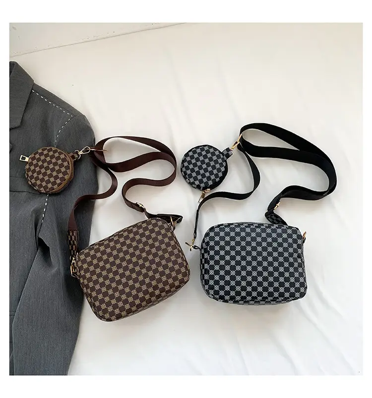 Women Printed Casual Shoulder Bag Brown Patterned 2023 — feature 29