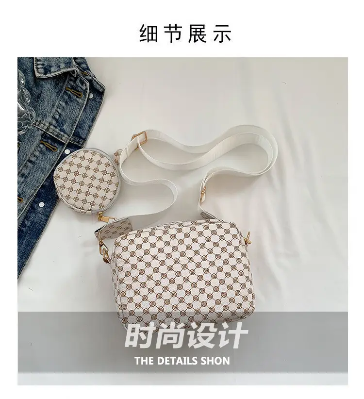 Women Printed Casual Shoulder Bag Brown Patterned 2023 — feature 5