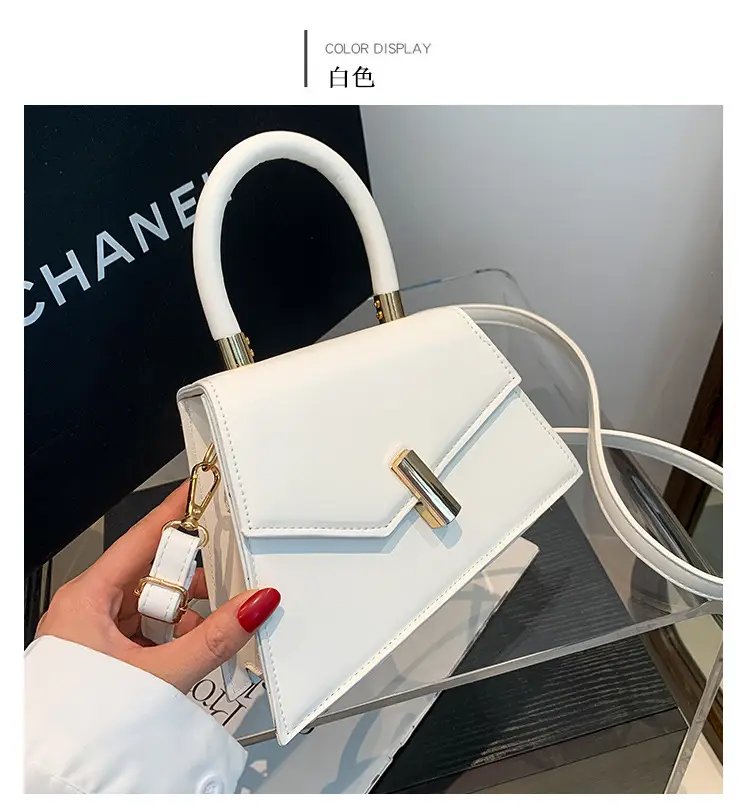 Retro Square Metal Lock Shoulder Bag 2022 Women — feature 22