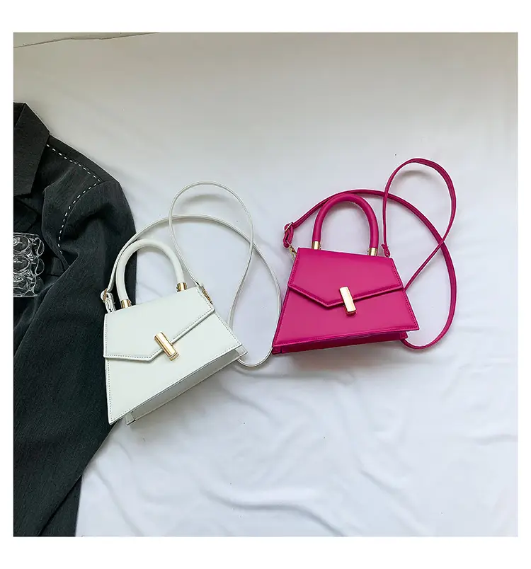Retro Square Metal Lock Shoulder Bag 2022 Women — feature 26