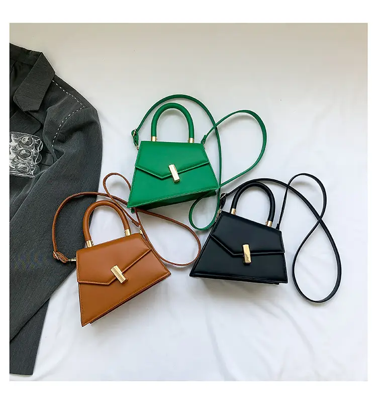 Retro Square Metal Lock Shoulder Bag 2022 Women — feature 27