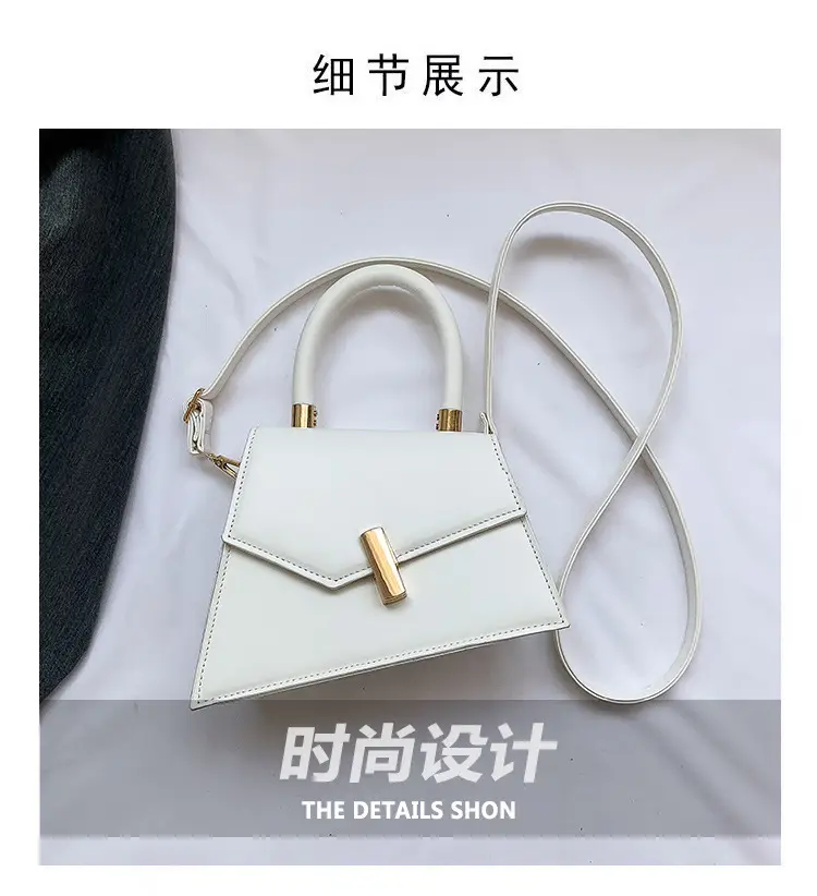 Retro Square Metal Lock Shoulder Bag 2022 Women — feature 4