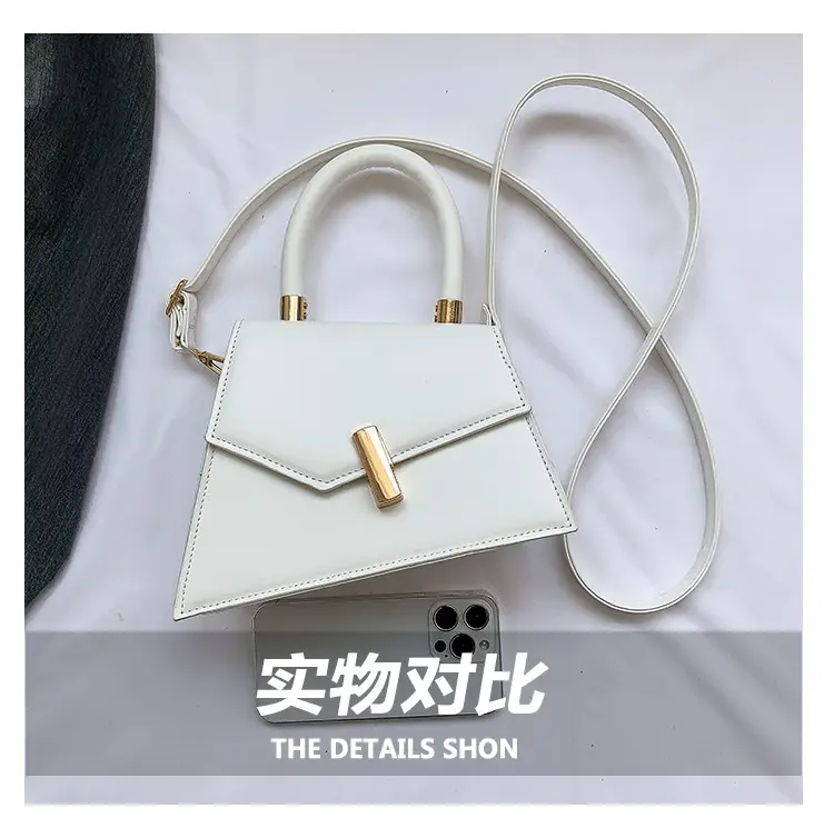 Retro Square Metal Lock Shoulder Bag 2022 Women — feature 7