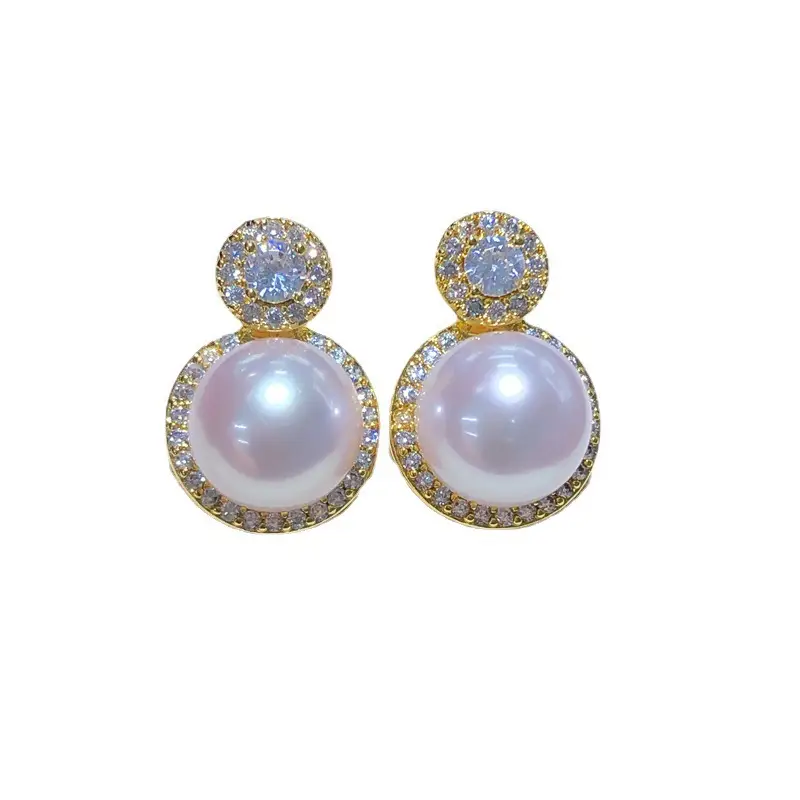 Princess Silver Pearl Earrings for Women - Image 8