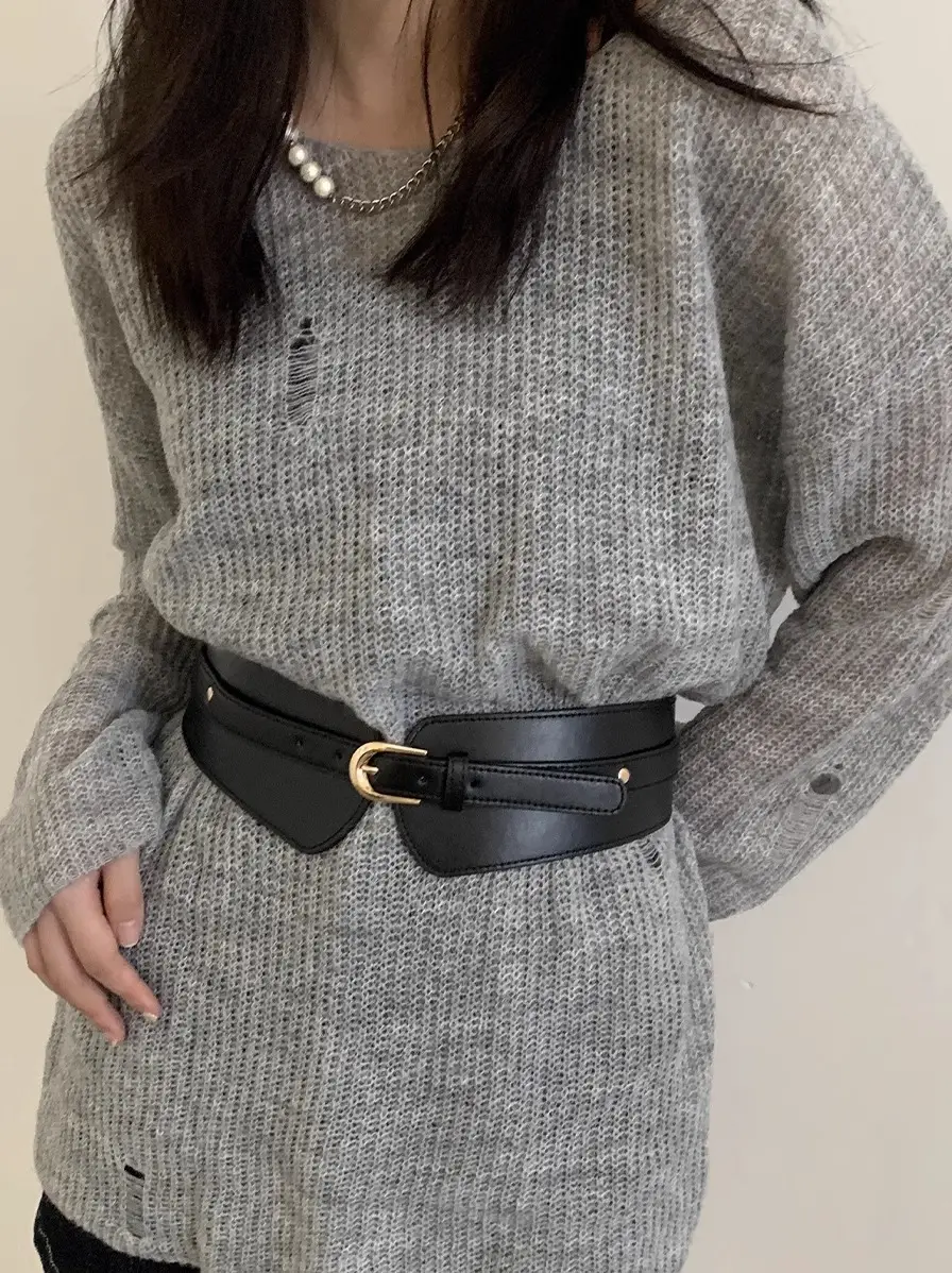 Red Extra Wide Waistband Belt for Women โ feature 7