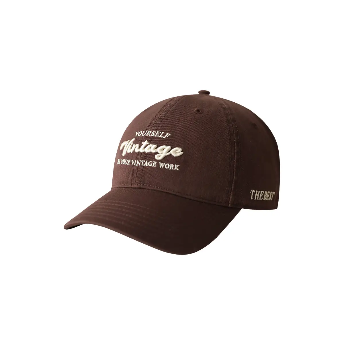 Navy Blue Korean Style Washed Cap for Girls - Image 7
