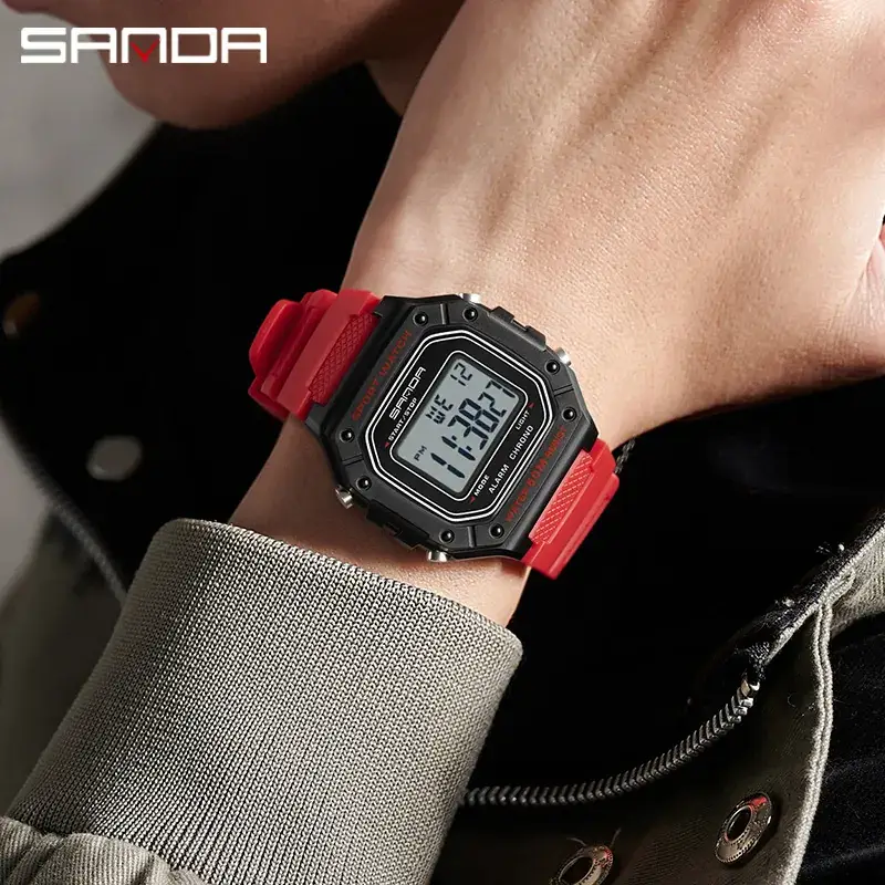 Sanda Multifunctional Luminous Waterproof Watch for Men Women - Image 21