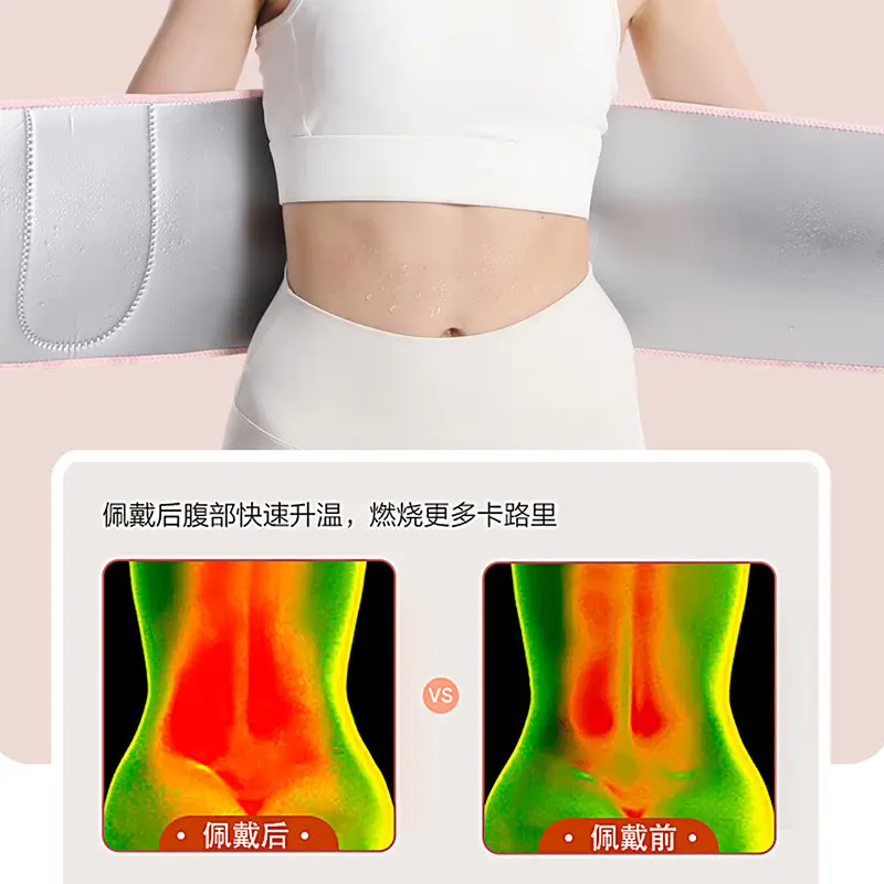 Women's Pink Silver Ion Belly Belt Sweat Proof