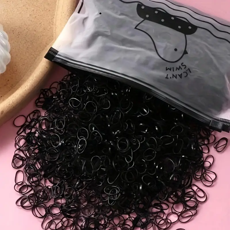2000 Pcs Black Hair Ties for Kids — feature 5
