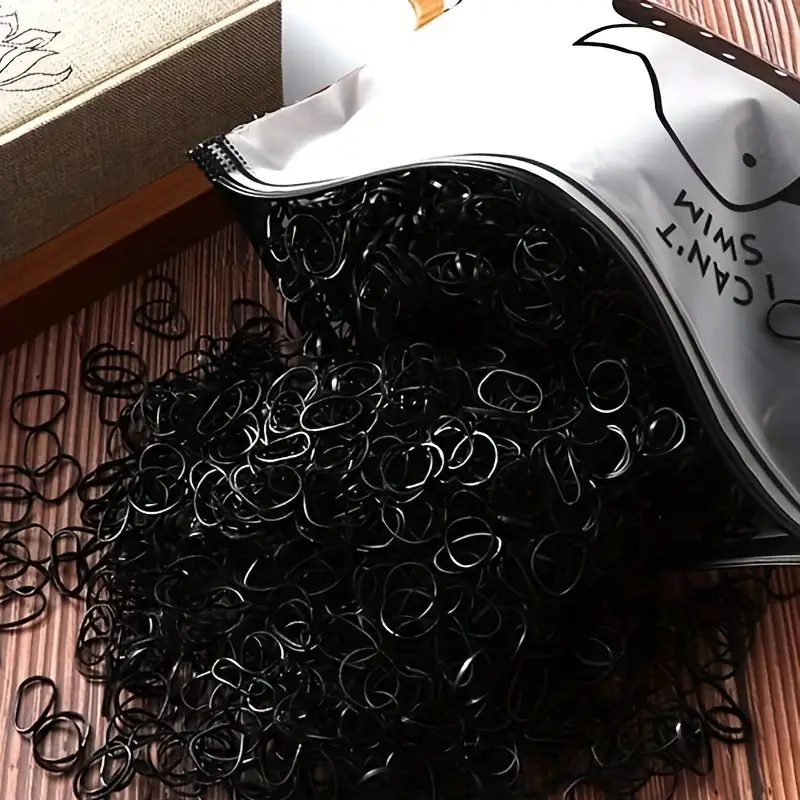 2000 Pcs Black Hair Ties for Kids — feature 7