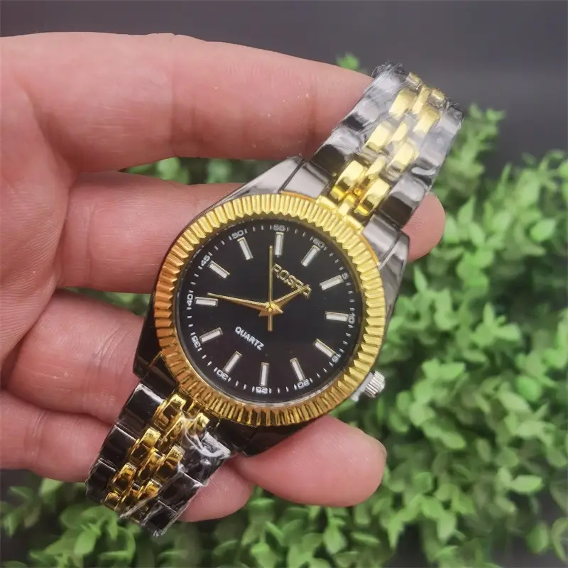 Cross-Brand Gold Steel Watch for Men — feature 6