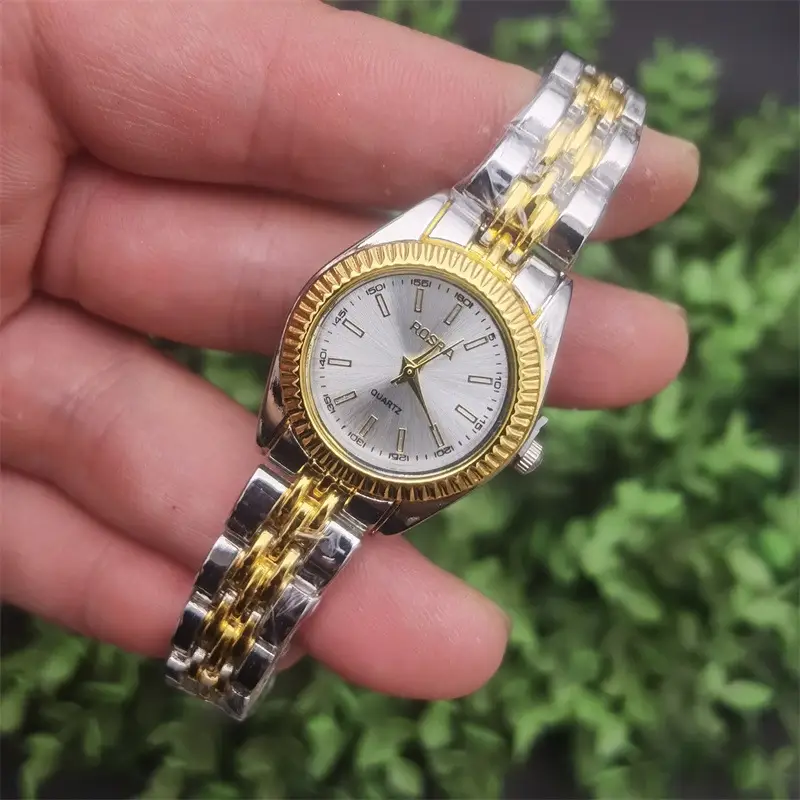 Cross-Brand Gold Steel Watch for Men