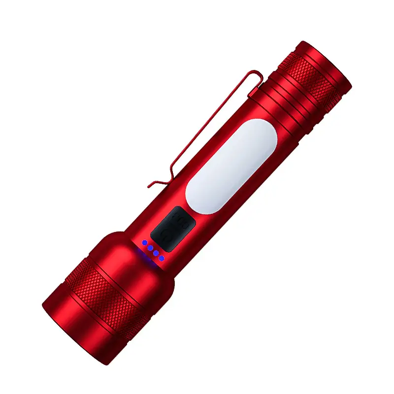 Cross-border P50 Three Light Flashlight Zoom Rechargeable Strong Light - Image 2