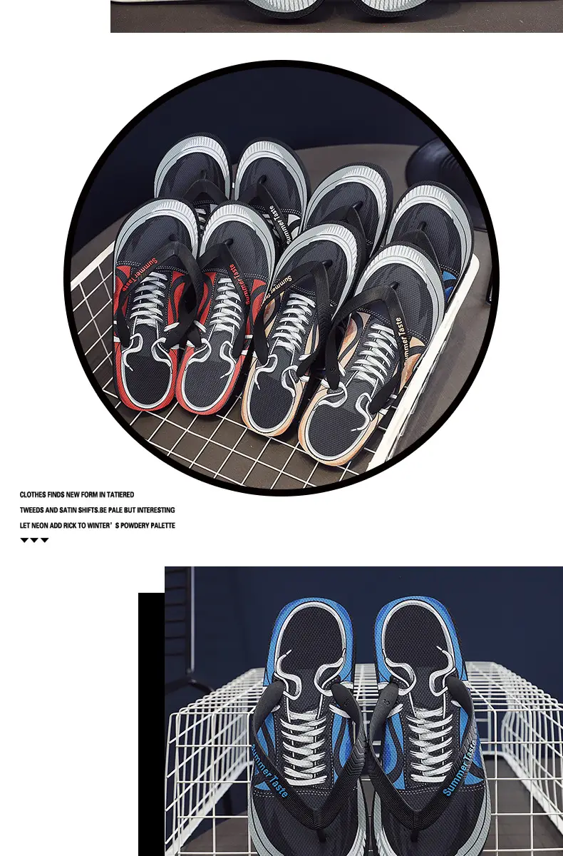 Flip-flops men's summer 2022 new outdoor sandals Korean-style fashionable personalized non-slip outdoor beach sandals — feature 8