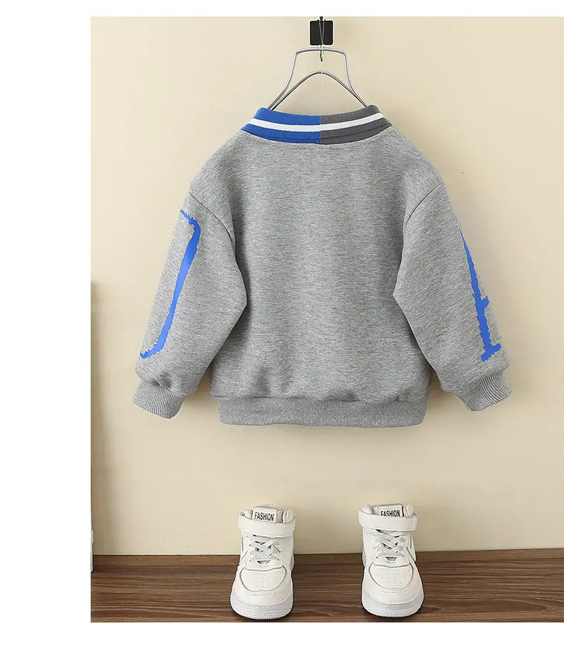 Boys Green White W Printed Hoodie Sweatshirt 2024 — feature 10