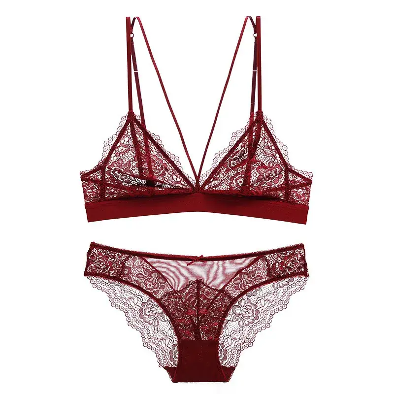 French Lace Underwear Set Wire-Free Summer