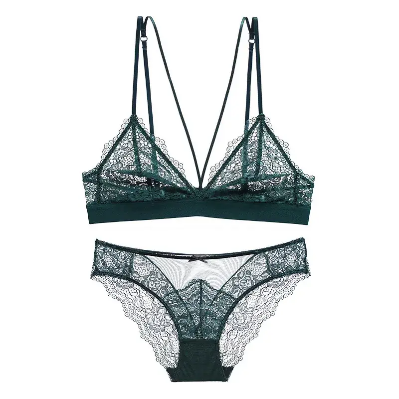 French Lace Underwear Set Wire-Free Summer