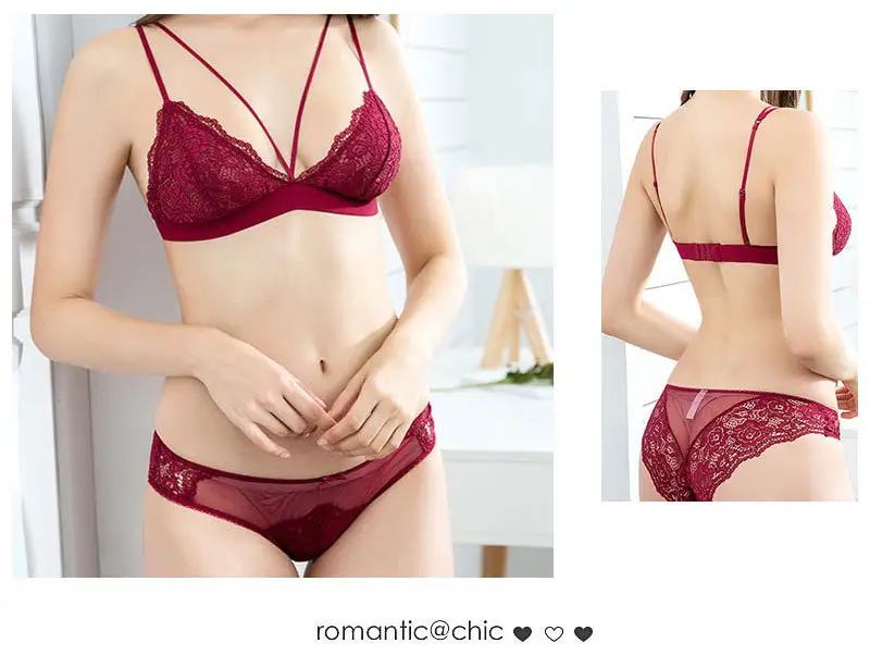 French Lace Underwear Set Wire-Free Summer — feature 33