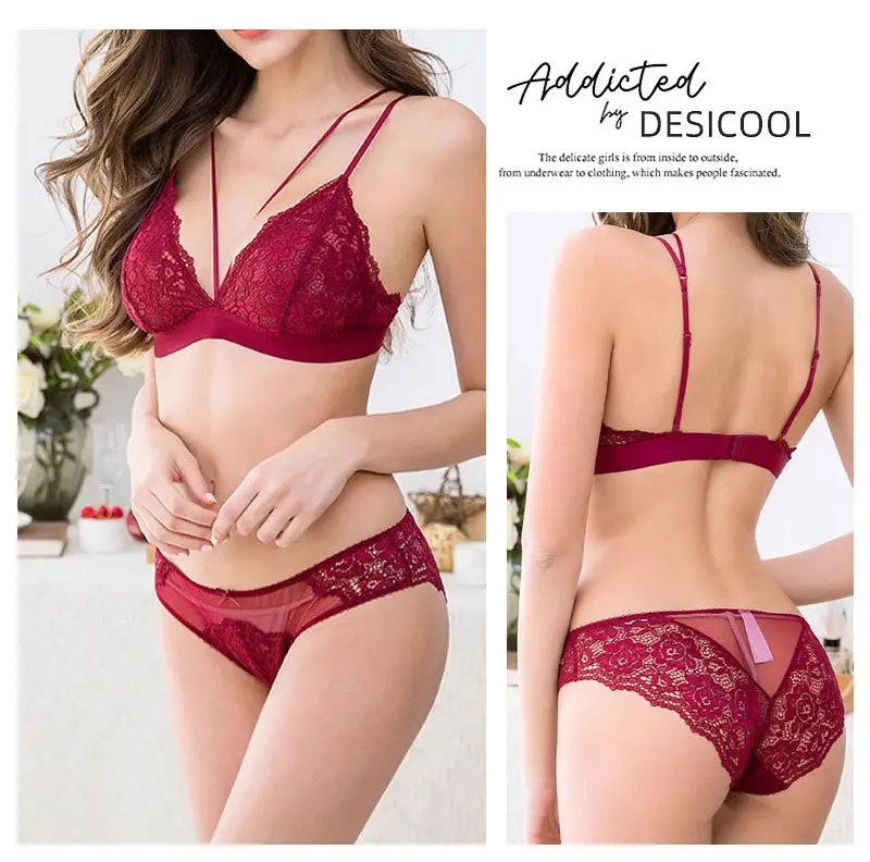 French Lace Underwear Set Wire-Free Summer — feature 38
