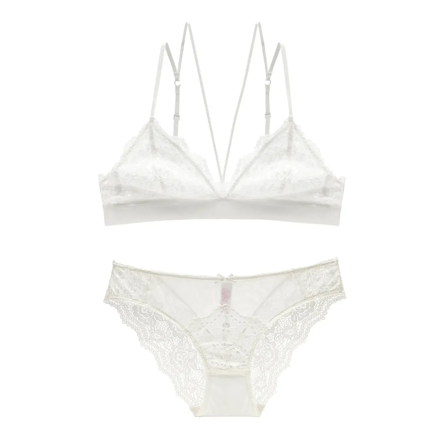 French Lace Underwear Set Wire-Free Summer