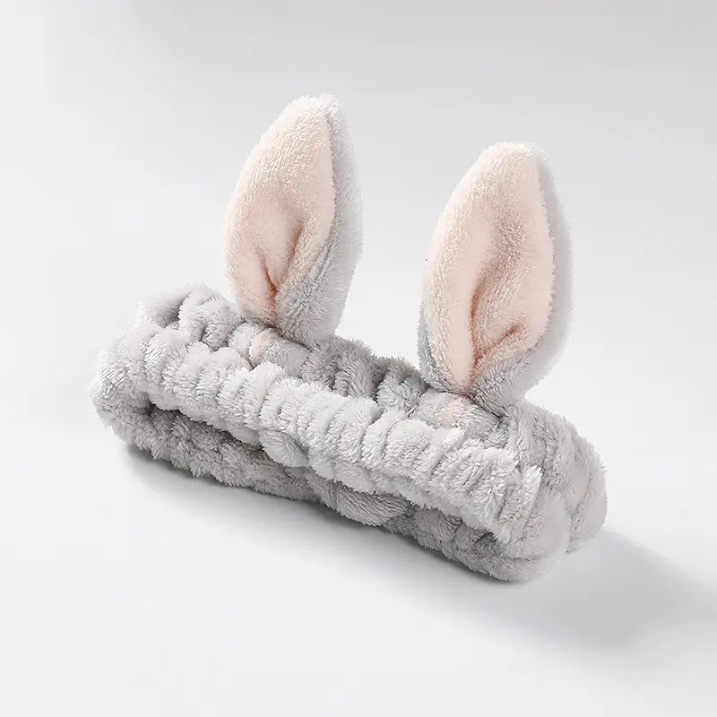 Cute Rabbit Ear Face Wash Mask Headband — feature 9