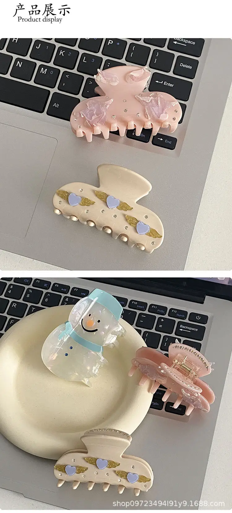 Sweet Pink & Blue Earrings for Girls Medium — feature 3