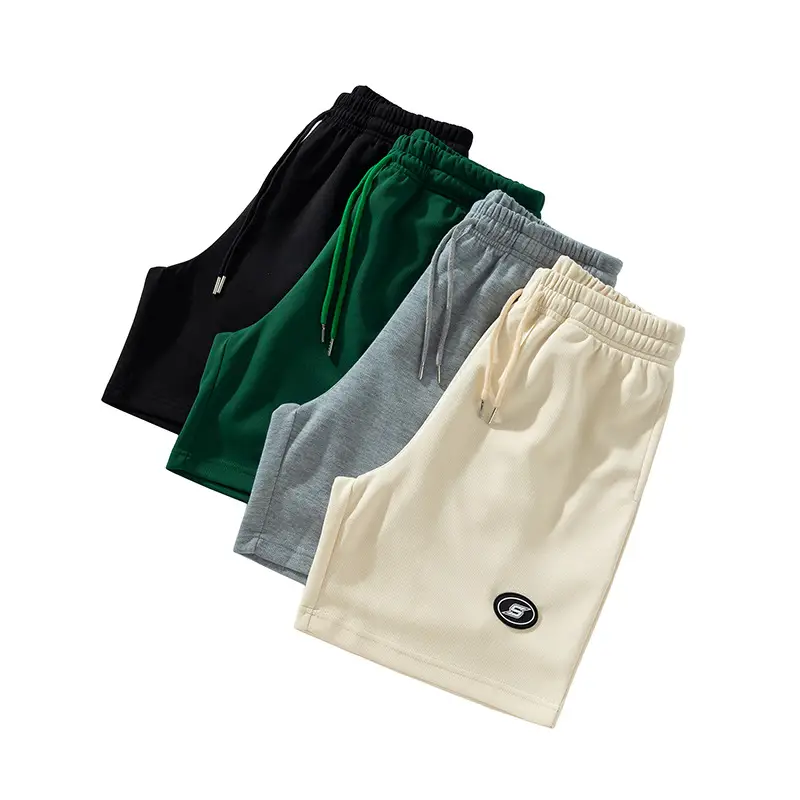 Men Drawstring Shorts Cream 2025 Summer - Image 7