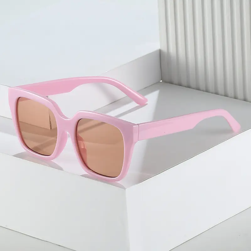 Square Sunglasses European American Retro Large Frame - Image 10