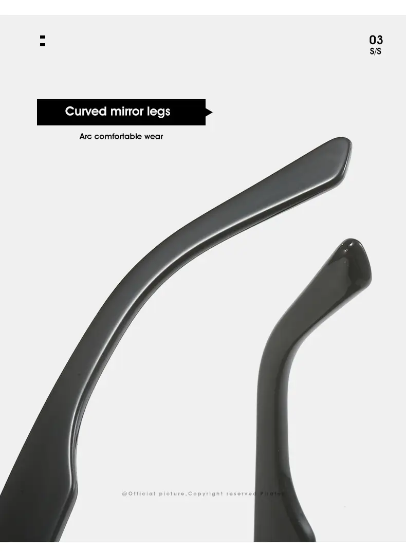 Square Sunglasses European American Retro Large Frame — feature 16