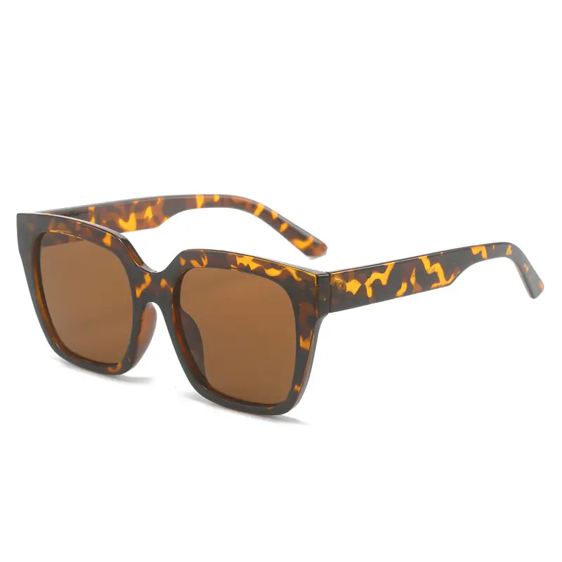 Square Sunglasses European American Retro Large Frame - Image 2