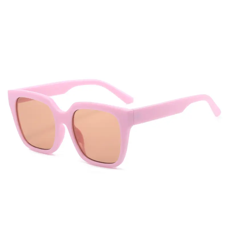 Square Sunglasses European American Retro Large Frame - Image 4
