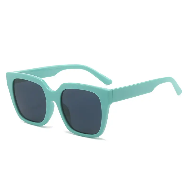 Square Sunglasses European American Retro Large Frame - Image 5