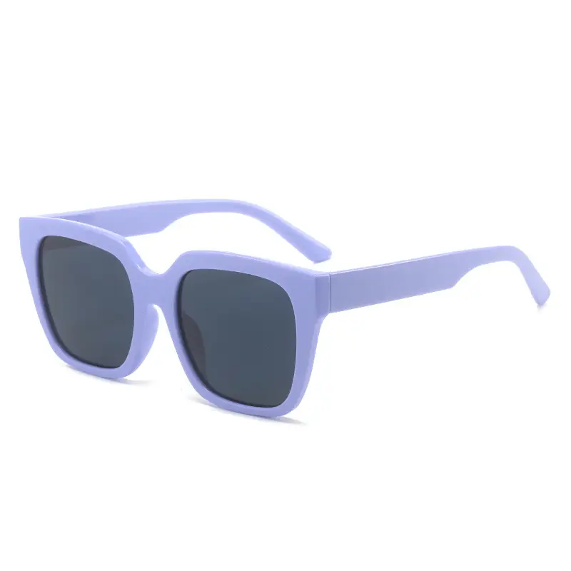 Square Sunglasses European American Retro Large Frame - Image 6