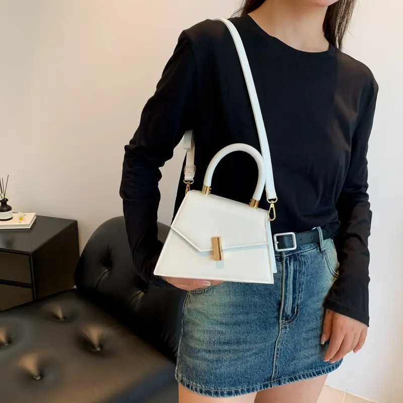 Black Square Shoulder Bag 2026 Summer - Image 9