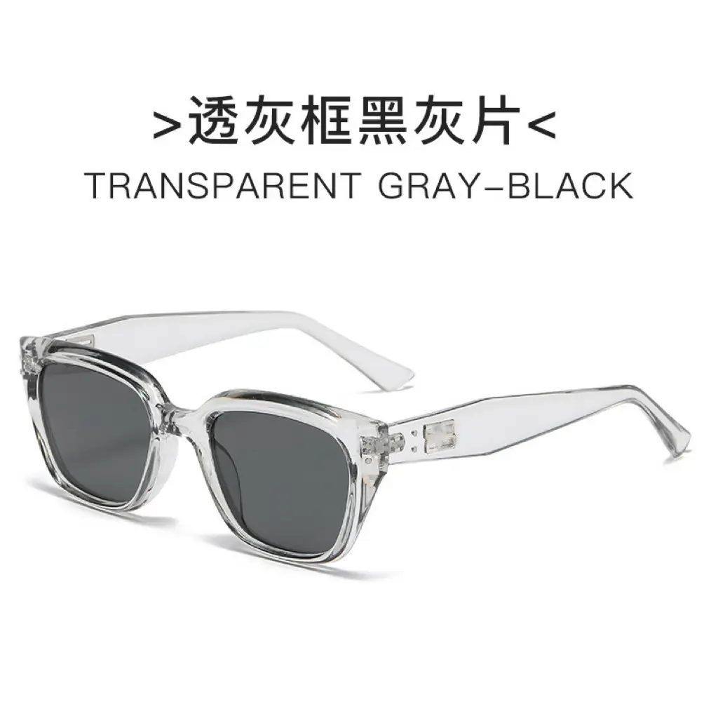 2024 Women Sunglasses K-Style Black Brown - Image 3