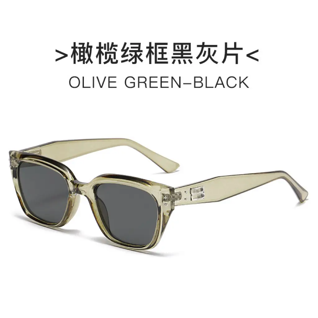 2024 Women Sunglasses K-Style Black Brown - Image 4
