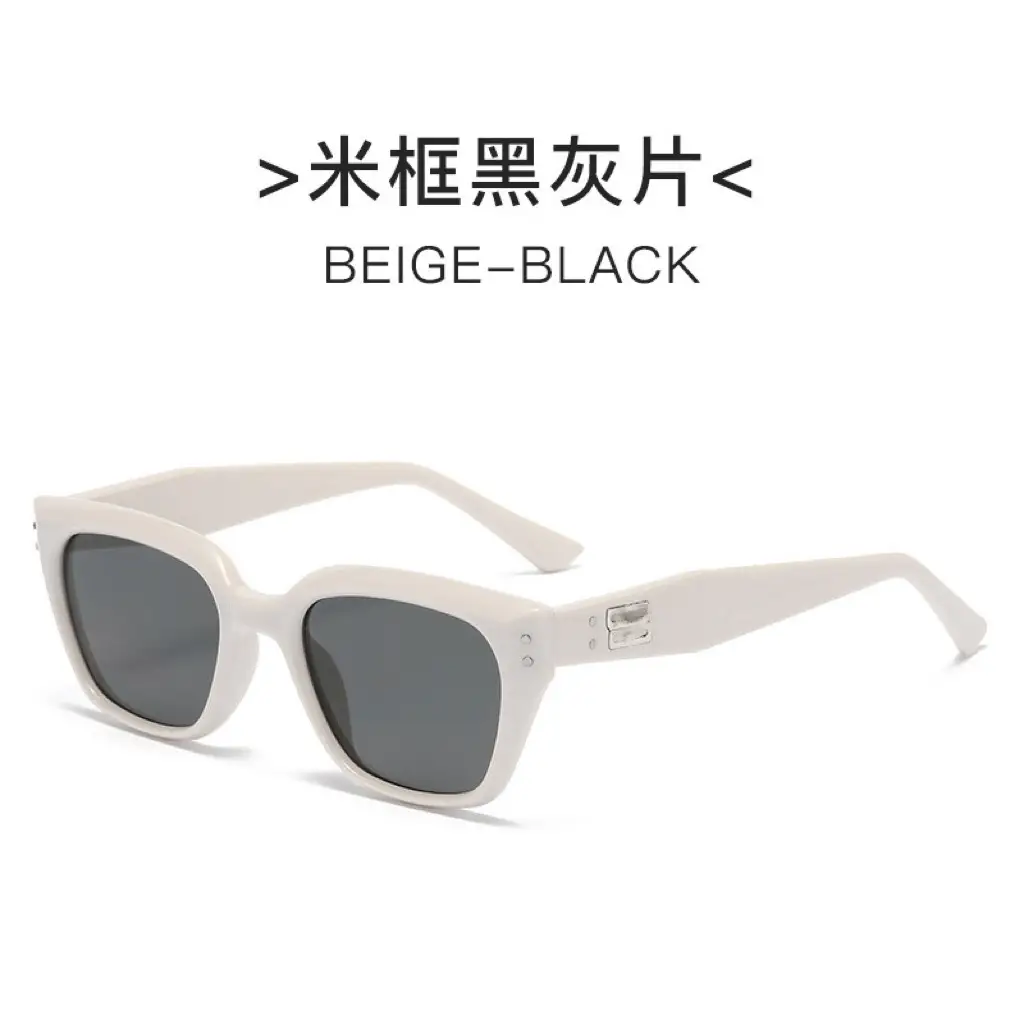 2024 Women Sunglasses K-Style Black Brown - Image 5